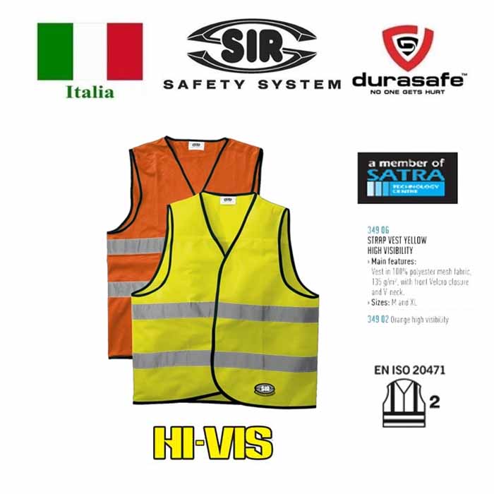 156 HiViz Zipper Front Safety Vest  Safetywearca
