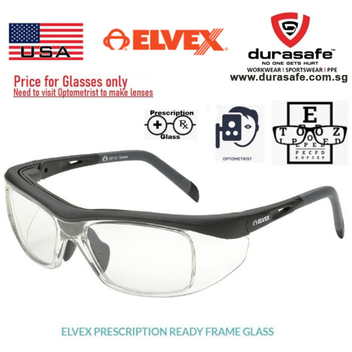 ELVEX RXP100 Prescription Ready Frame Glass Durasafe Shop
