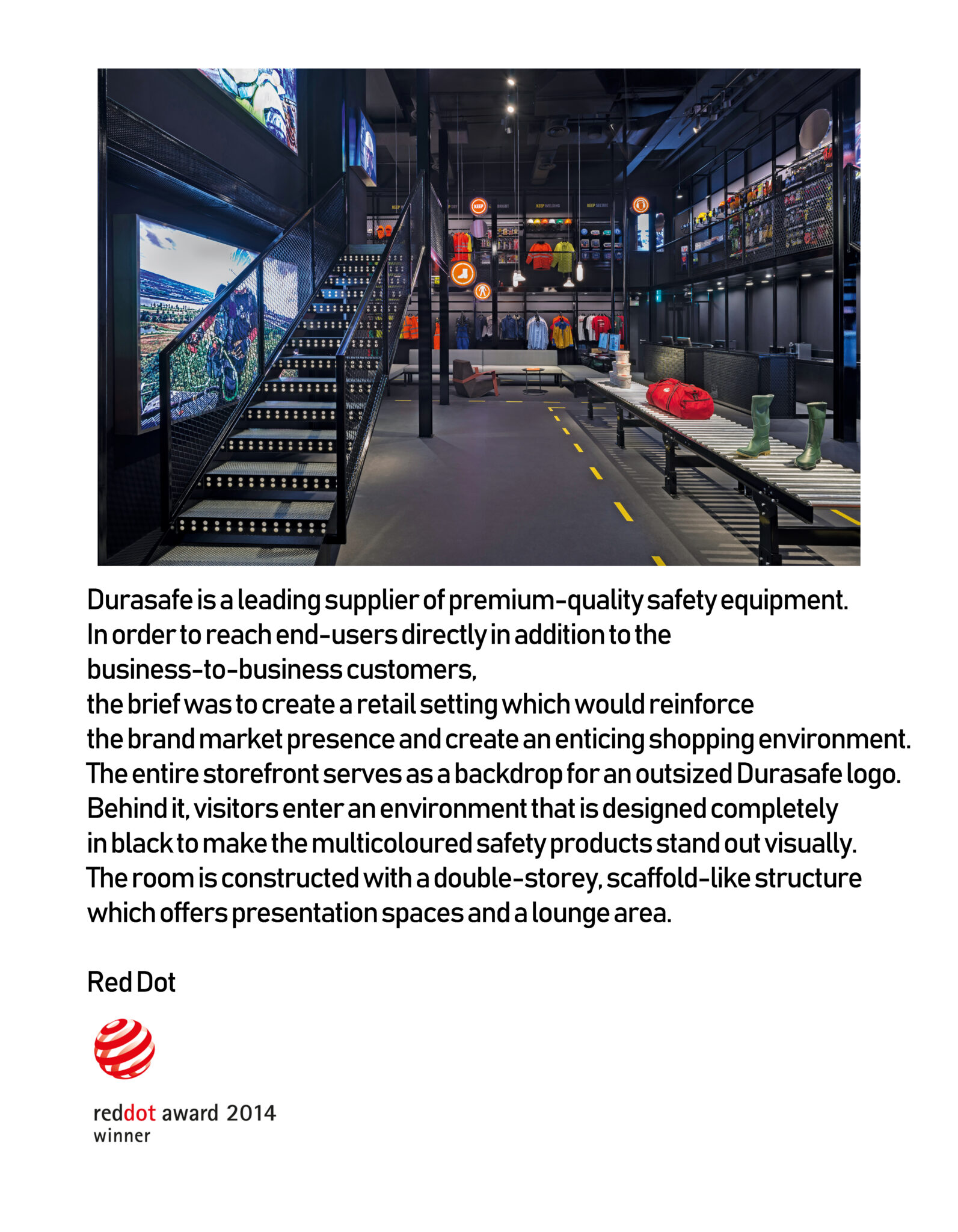 Red Dot Award - Durasafe Shop