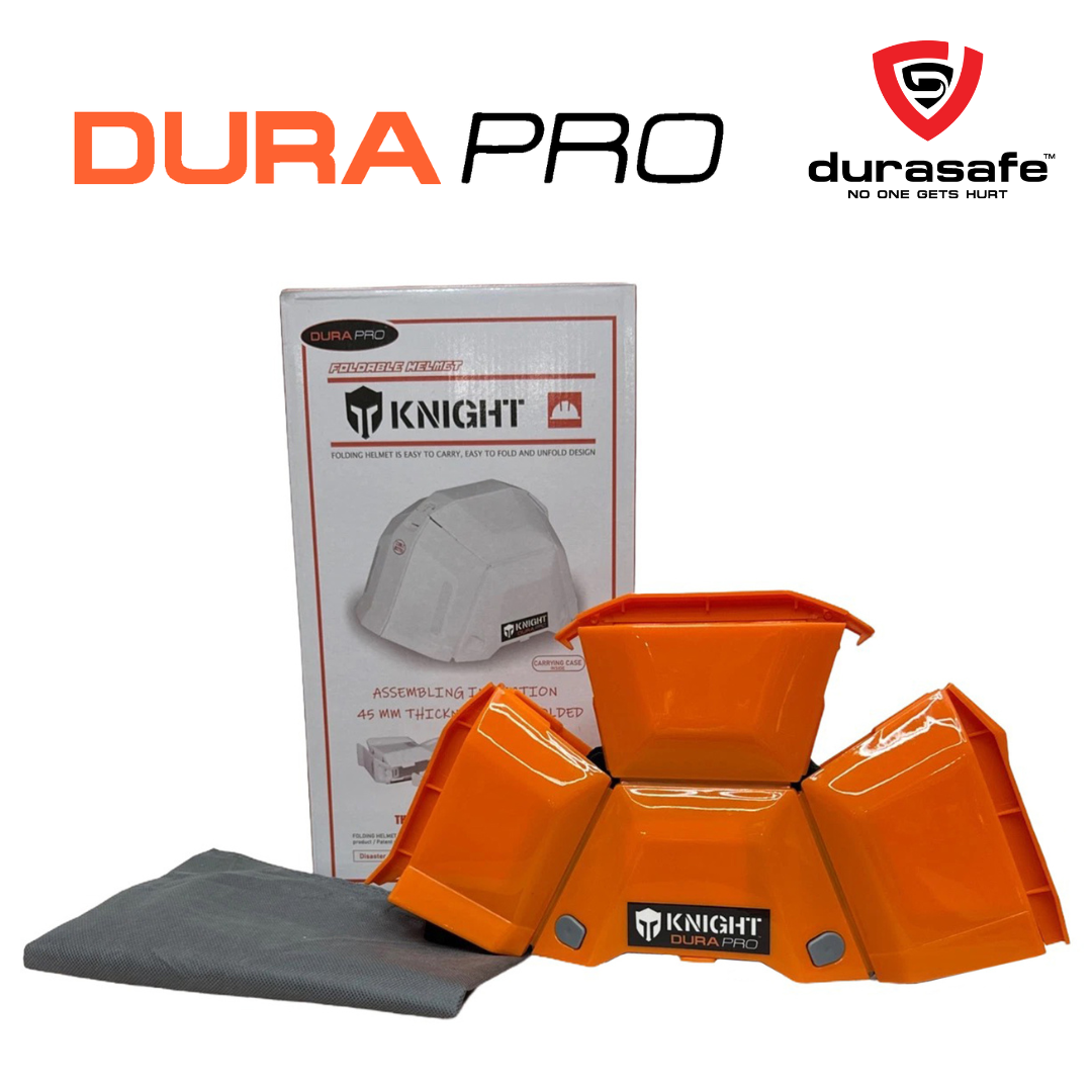 DURAPRO Knight Foldable Safety Helmet v2 EN397 - orange 1