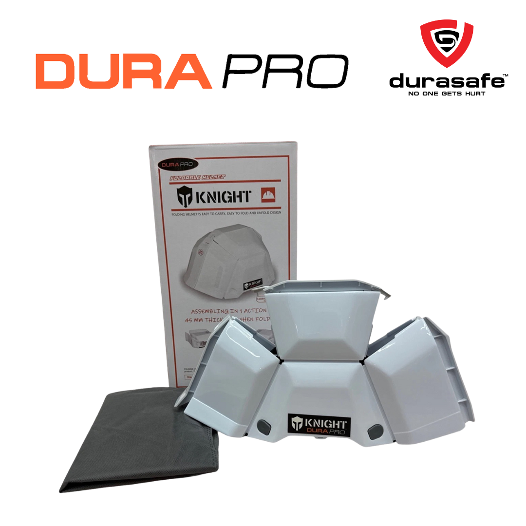DURAPRO Knight Foldable Safety Helmet v2 EN397 - white 1